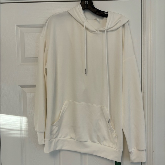 NWT Halara Hooded Drawstring  Crossover Split Sweatshirt - Picture 12 of 15